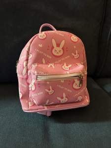 Overwatch D.va pink backpack