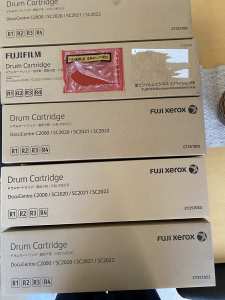 Fuji Xerox Drum Cartridge & Waste Toner Container