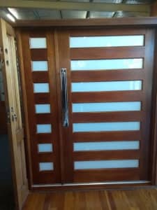 1200mm front doors solid timber in stock