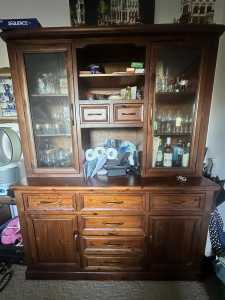 buffet cabinet and hutch