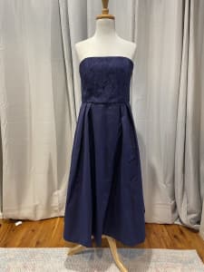 Charlie Brown- Formal navy dress Size 14 RRP$229 NWT