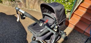Bugaboo Cameleon 3 stroller in black with all of the extras