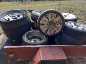Trailer and tyre rims