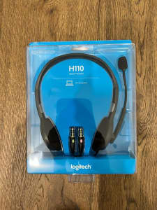 Logitech H110 Stereo Headset (NEW)