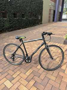 Pedal Pacer Flat Bar Road Bike Charcoal/Green