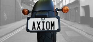 SA Aluminum Number Plate surround for Motorcycle 254 x 100mm