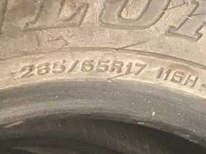 FREE All Terrain Tyres Dunlop AT 22 285/65R17 116H