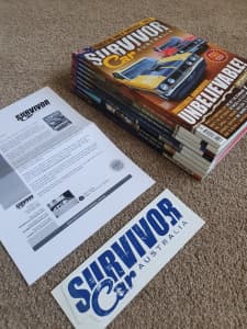 Survivor Car Australia magazine. All SOLD OUT issues number 1 - 10