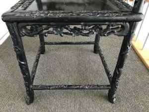Antique carved Chinese corner chair