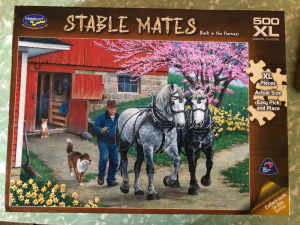 500 XXL PIECE JIGSAW PUZZLE.”STABLE MATES” EXC CON