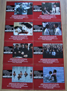 Complete Set 8 Lobby Cards for Working Class Man Michael Keaton 1986