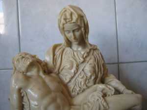 Very Large Vintage Pieta Statue