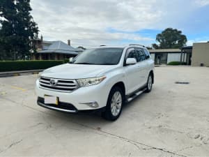 2012 TOYOTA KLUGER ALTITUDE (FWD) 7 SEAT 5 SP AUTOMATIC 4D WAGON