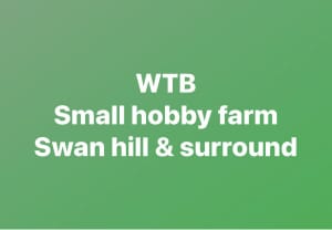 Wanted: Wtb small farm