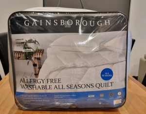 Gainsborough Allergy Free All Seasons Super King Quilt. Brand New!
