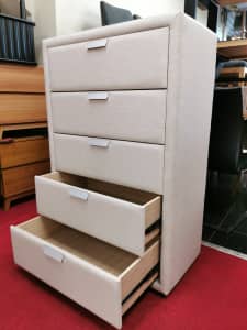 BRAND NEW fabric insert chest of drawers