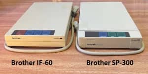 Brother IF-60 and Brother SP-300 Typewriter Computer Interface Units