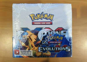 XY EVOLUTIONS BOOSTER BOXES / CASES