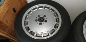 Four Rare Mercedes Benz W129 Alloy Wheel Rims (Tyres for free)