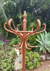 Old, vintage or antique Bentwood Hat And Coat Stand. Pickup Mansfield 