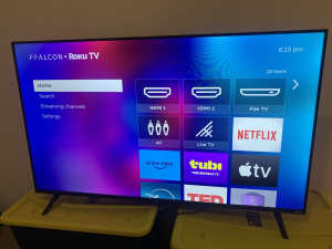 FFalcon 43” Ru62 4K Ultra HD Roku Smart TV [2023]