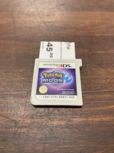 Nintendo 3ds cartridge Pokémon moon