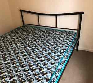 DOUBLE BED WITH MATTRESS