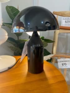 CLEARANCE SCRATCH & DENT - Replica Black Atollo Bedside Lamp