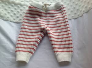Seed Baby Knitted Stripe Pants, Size 0000 for Newborn