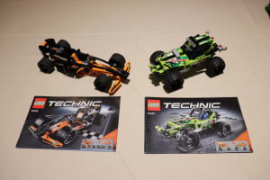 LEGO Technic 42027 - Desert Racer & 42026 - Black Champion Racer