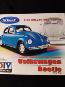 VW Beetle Diecast Model Kit Car