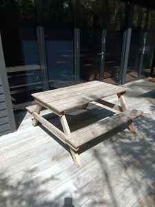 Kids Outdoor Hardwood Picnic Table