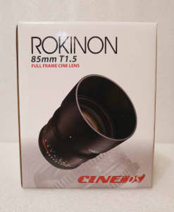 Rokinon 85mm 1.5 Cine Lens For Canon EF Mount* MAKE AN OFFER*