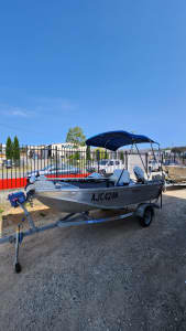 Stacer 399 ProLine boat with ETEC 30hp motor