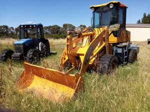 Agrison CTX 926 wheel loader with bucket, forks and 4-in-1 bucket