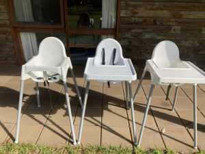 high chairs very good condition