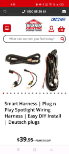 Kings plug and Play wiring harness