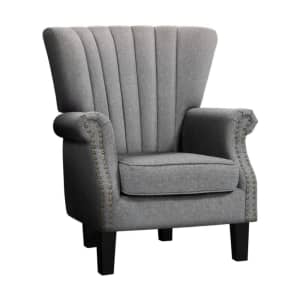 Artiss Upholstered Fabric Armchair Accent Tub Chairs Modern seat Sofa