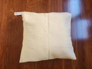 Natural white 50cm throw cushion