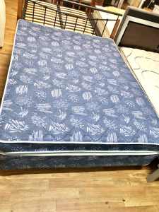 Quick sale Queen size bed ensemble (base mattress) with good quality