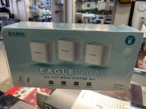 BRAND NEW D-LINK EAGLE PRO AI AX1500 MESH SYSTEM M15 ( 3-PACK)