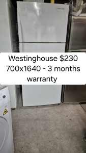 Westinghouse fridge freezer located Camira 