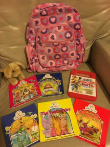 Girls backpack gift set