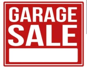 Garage Sale ..Sat 9th & Sun 10th December 