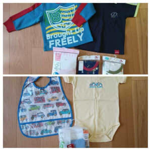 Brand new baby to toddler clothing