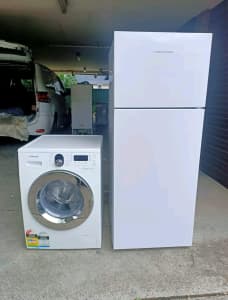Free delivery with warranty 2 month bundle fridge and washer