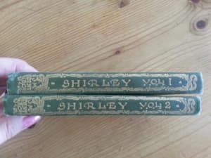 Classical Vintage 2 volume books of Charlotte Bronte - Shirley