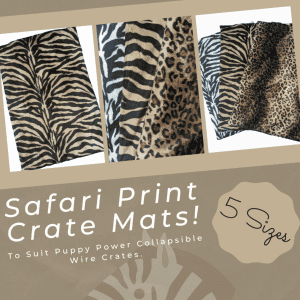 Safari Print Crate Mats - Various sizes