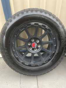 Monster Weapon 17 Rims w/ as new tyres