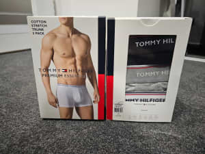Tommy Hilfiger Cotton Stretch Trunk 3 Pack Size Small